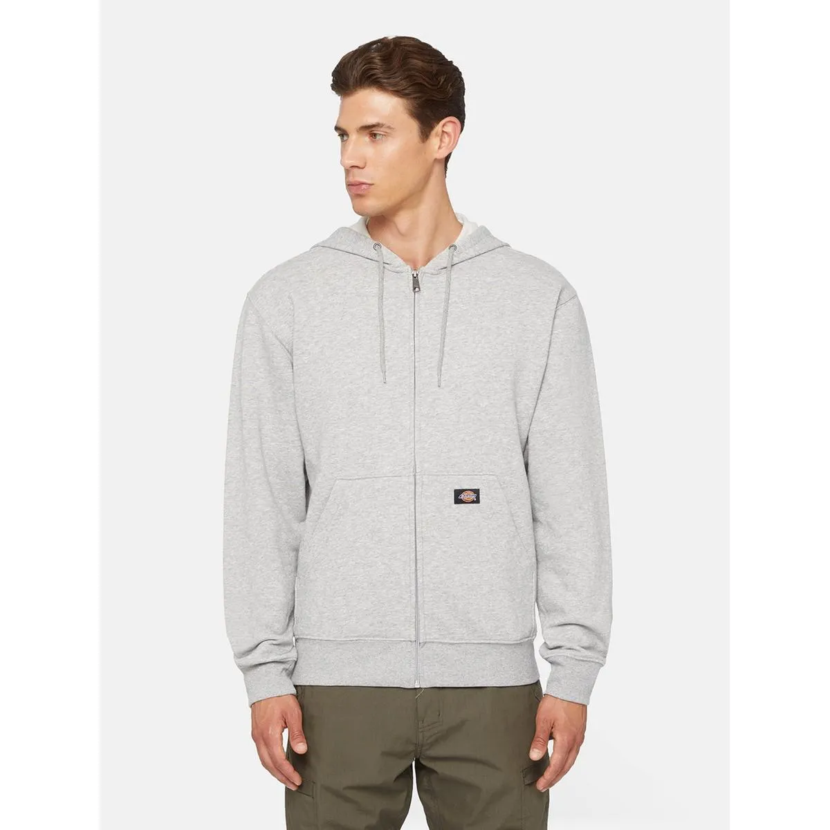 Dickies Everyday Fleece Zip Hoodie Heather Grey