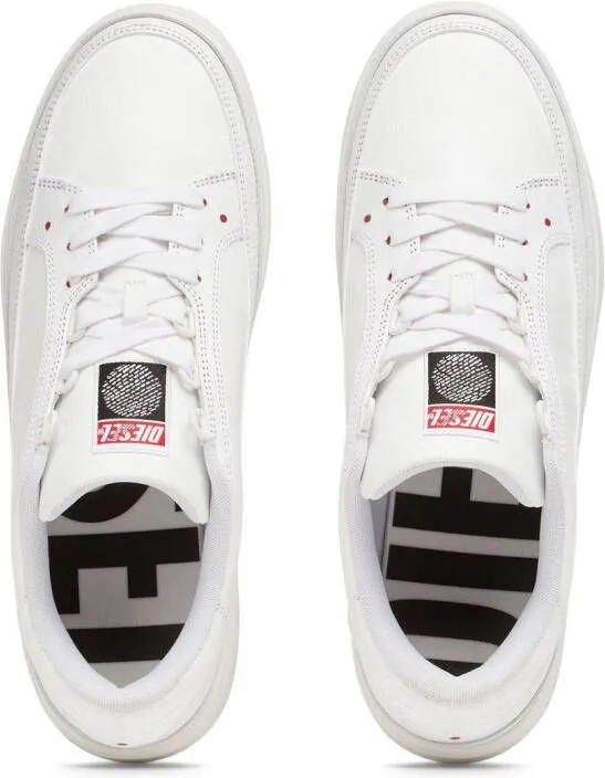 Diesel logo-patch low-top sneakers White