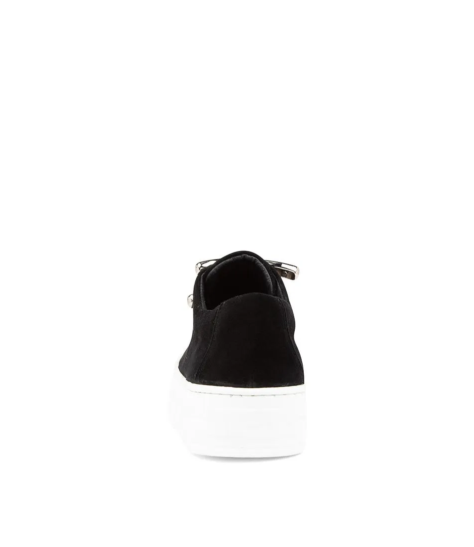 DJANGO & JULIETTE Shelina Black Suede Sneakers