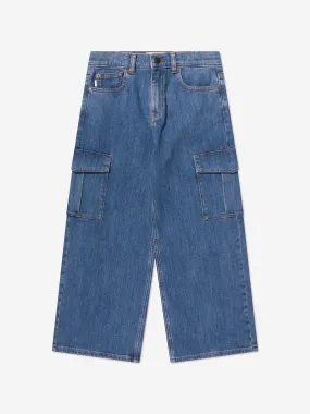 DL1961 Kids Zeke Wide Leg Jeans in Blue