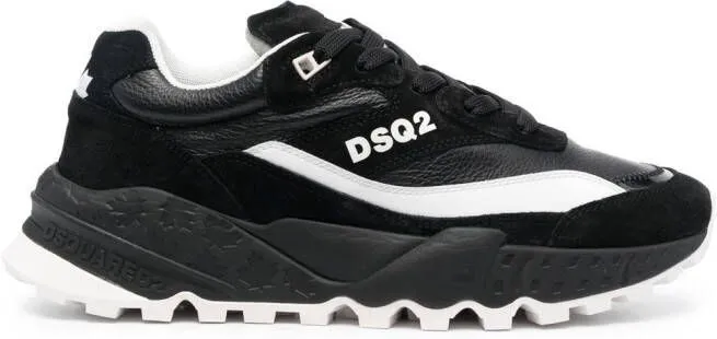 DSQUARED2 logo-print low-top sneakers Black