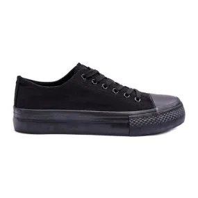 FB3 Classic Low Platform Sneakers Black Jazlyn