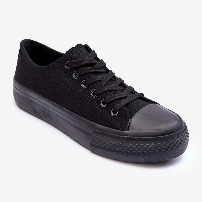 FB3 Classic Low Platform Sneakers Black Jazlyn