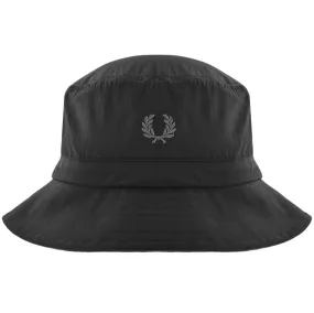 Fred Perry Adjustable Bucket Hat Black