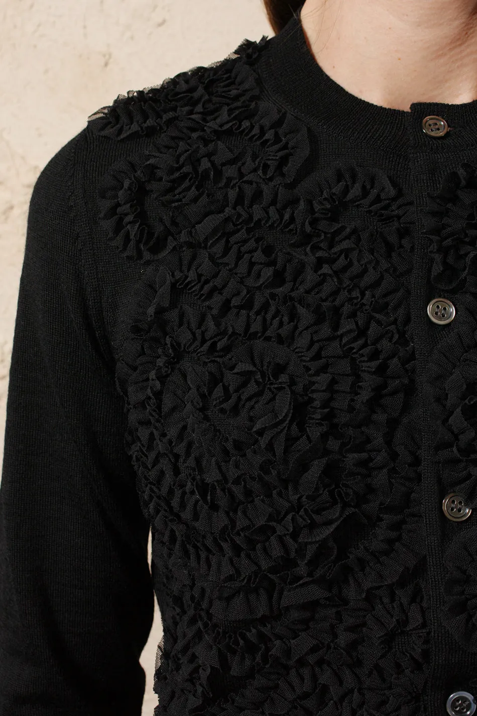 Frill Detail Cardigan