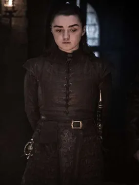 Game of Thrones Maisie Williams Leather Jacket - New American Jackets