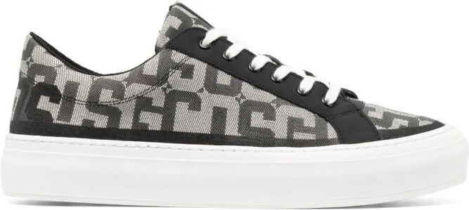 GCDS logo-print low-top sneakers Black