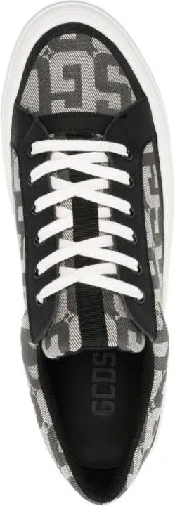 GCDS logo-print low-top sneakers Black