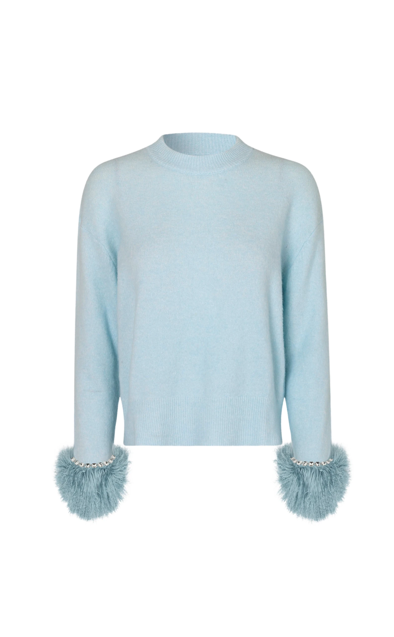 		Gigi Long Sleeve Sweater In Blue	