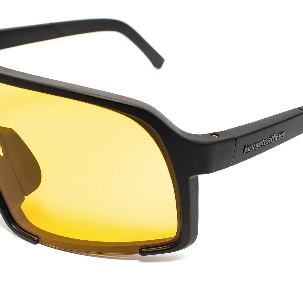 glasses Horsefeathers Magnum Photochromic - Matt Black/Yellow