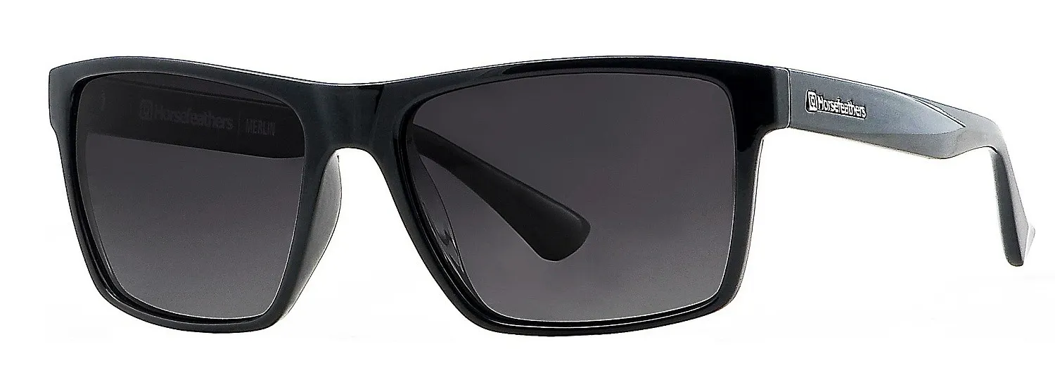 glasses Horsefeathers Merlin - Gloss Black/Gray Fade Out/Polarized