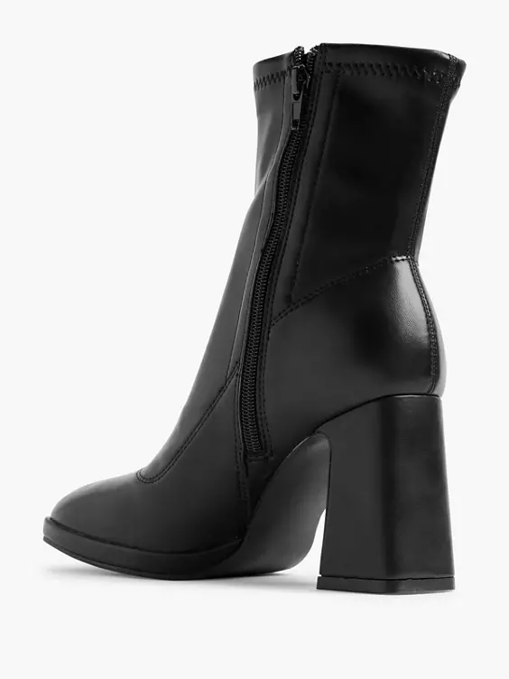 Graceland  Black Stretch Sock Boot