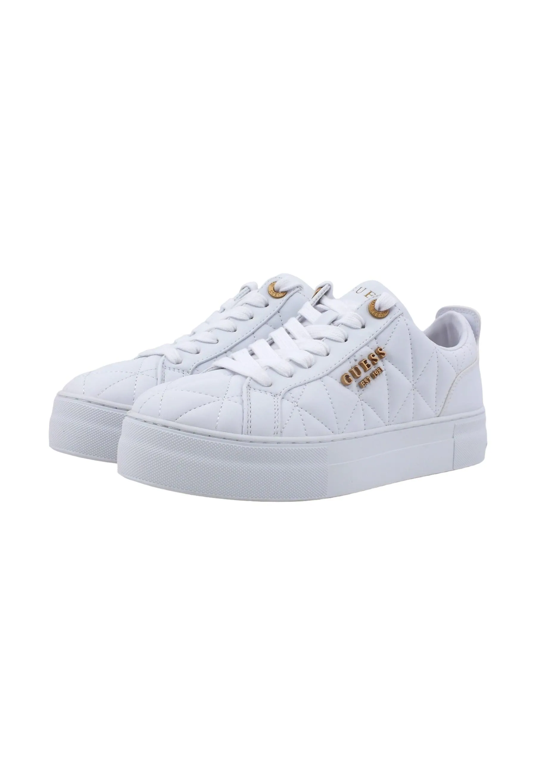 GUESS Sneaker Donna White FL8GEAELE12