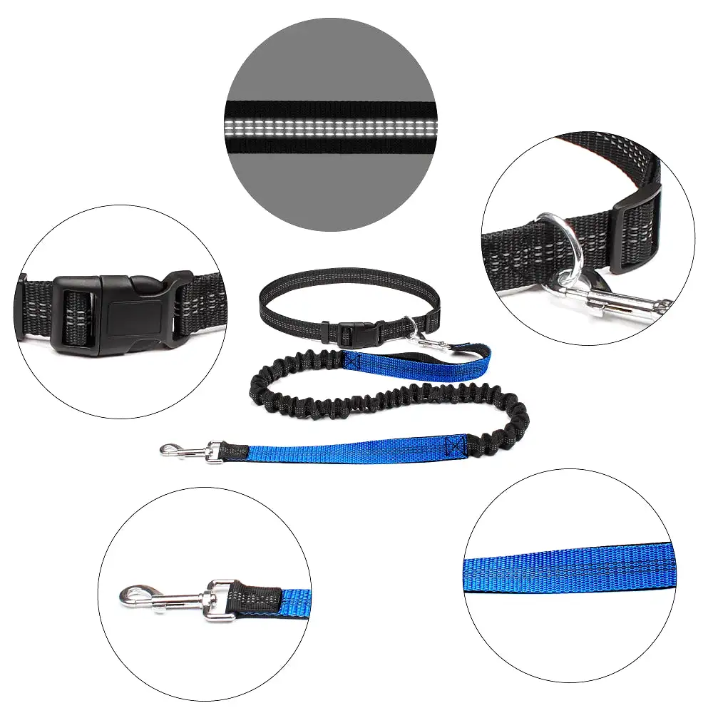 Hands-Free Dog Leash: Walk, Run & Jog with Comfort (Waist Belt & Chest Strap)