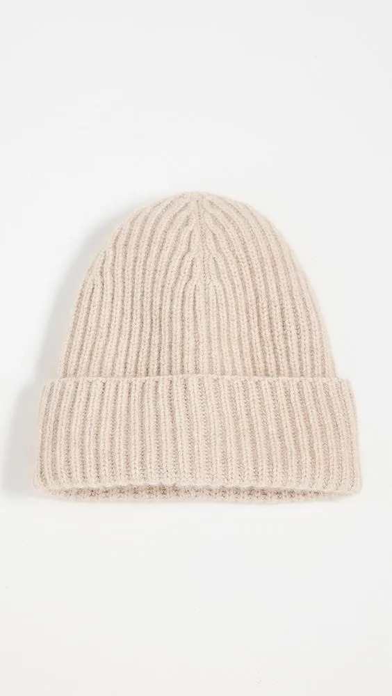 Hat Attack   Cashmere Rib Beanie 