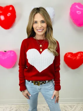 HEART EYES SWEATER--FLASH SALE