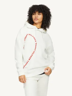 Heart Print Relaxed Fit Hoodie | Sweatshirts & Hoodies | Tommy Hilfiger