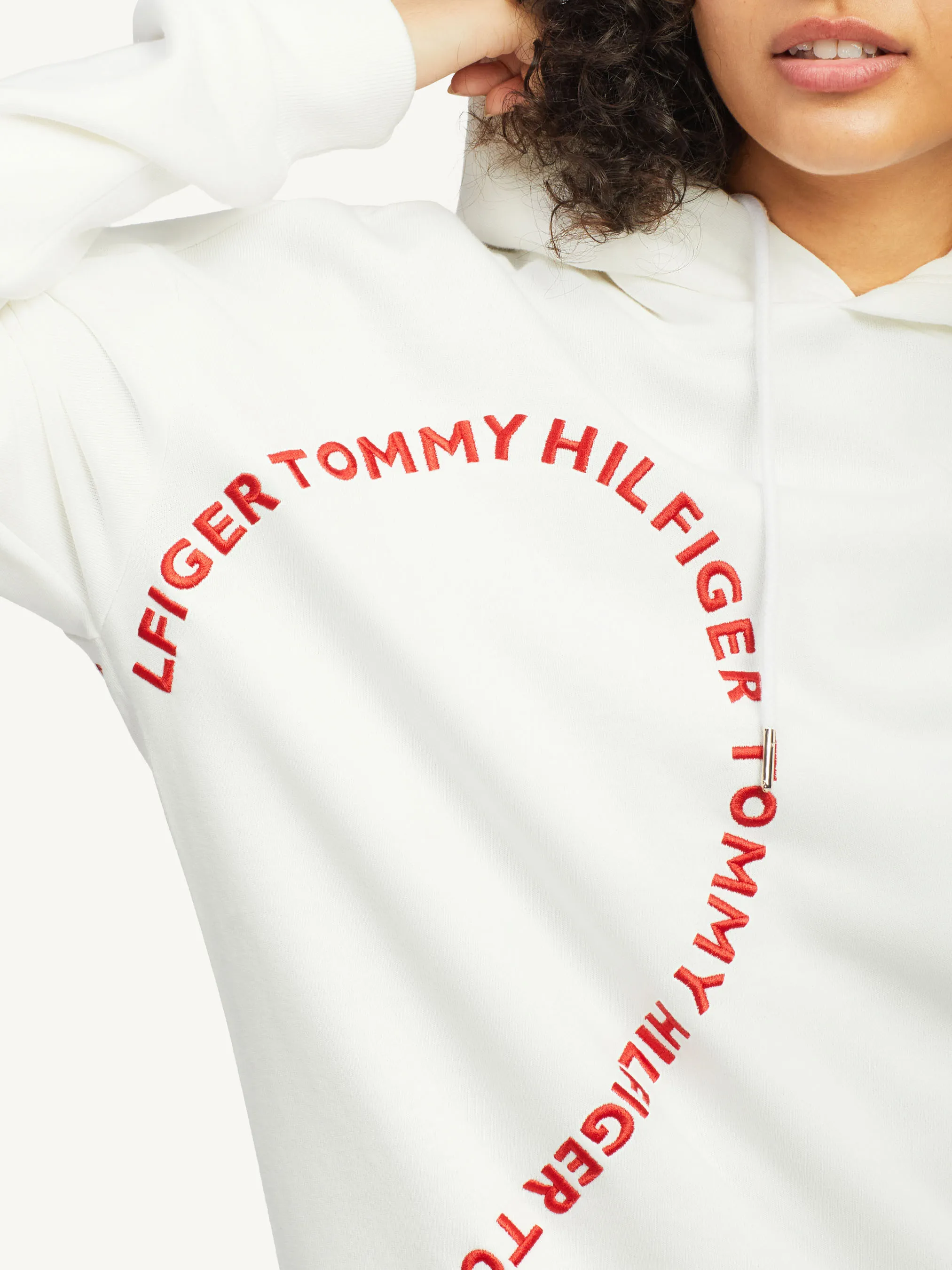 Heart Print Relaxed Fit Hoodie | Sweatshirts & Hoodies | Tommy Hilfiger