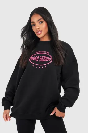 Hoodies & Sweatshirts | Dsgn Studio Gothic Slogan Sweatshirt | boohoo