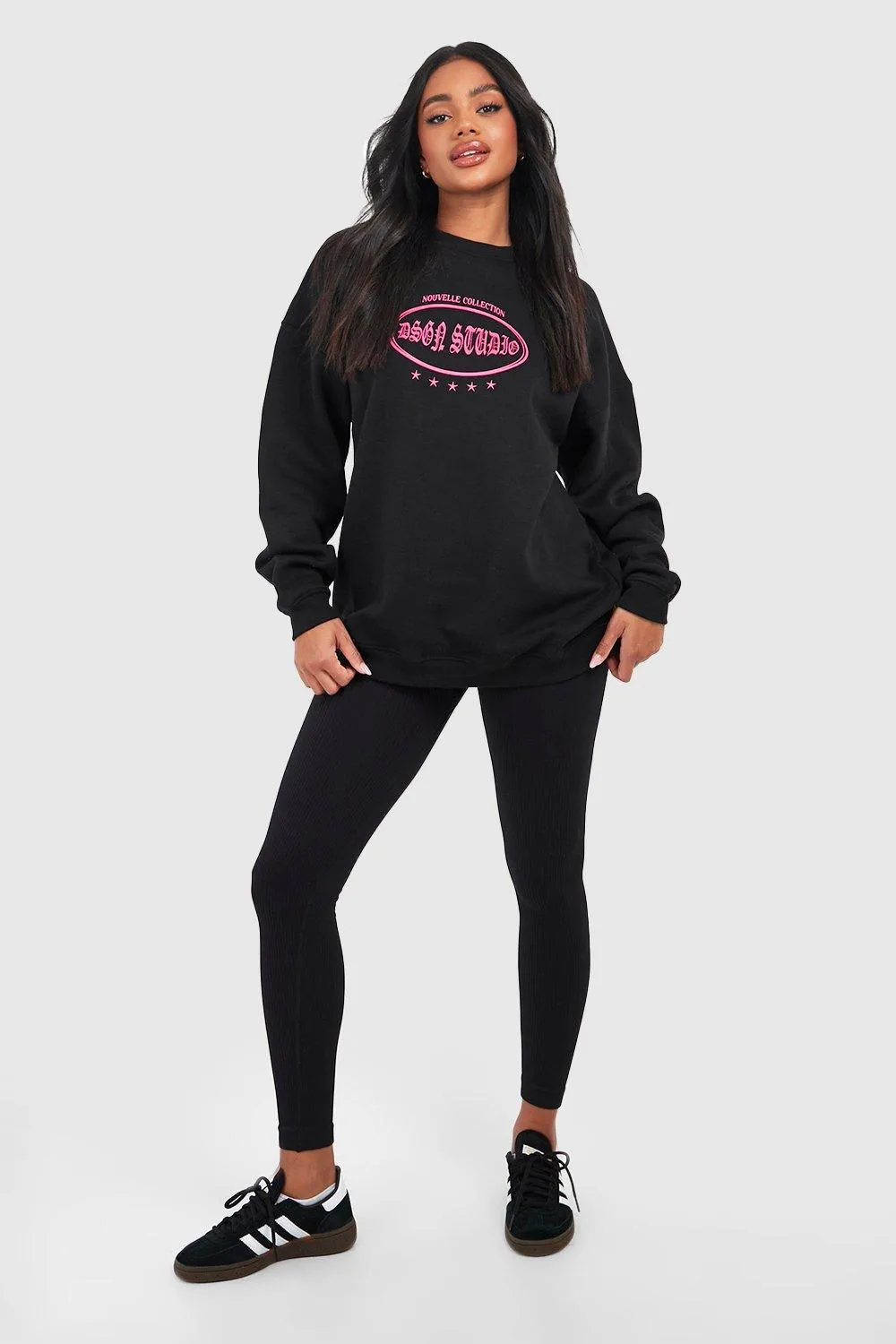 Hoodies & Sweatshirts | Dsgn Studio Gothic Slogan Sweatshirt | boohoo