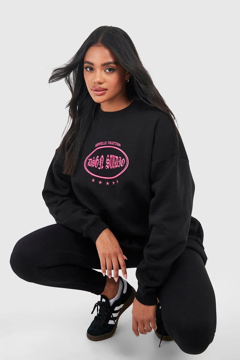 Hoodies & Sweatshirts | Dsgn Studio Gothic Slogan Sweatshirt | boohoo