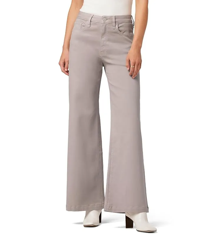 Hudson Jeans Jodie Wide Leg in Coated Moonrock