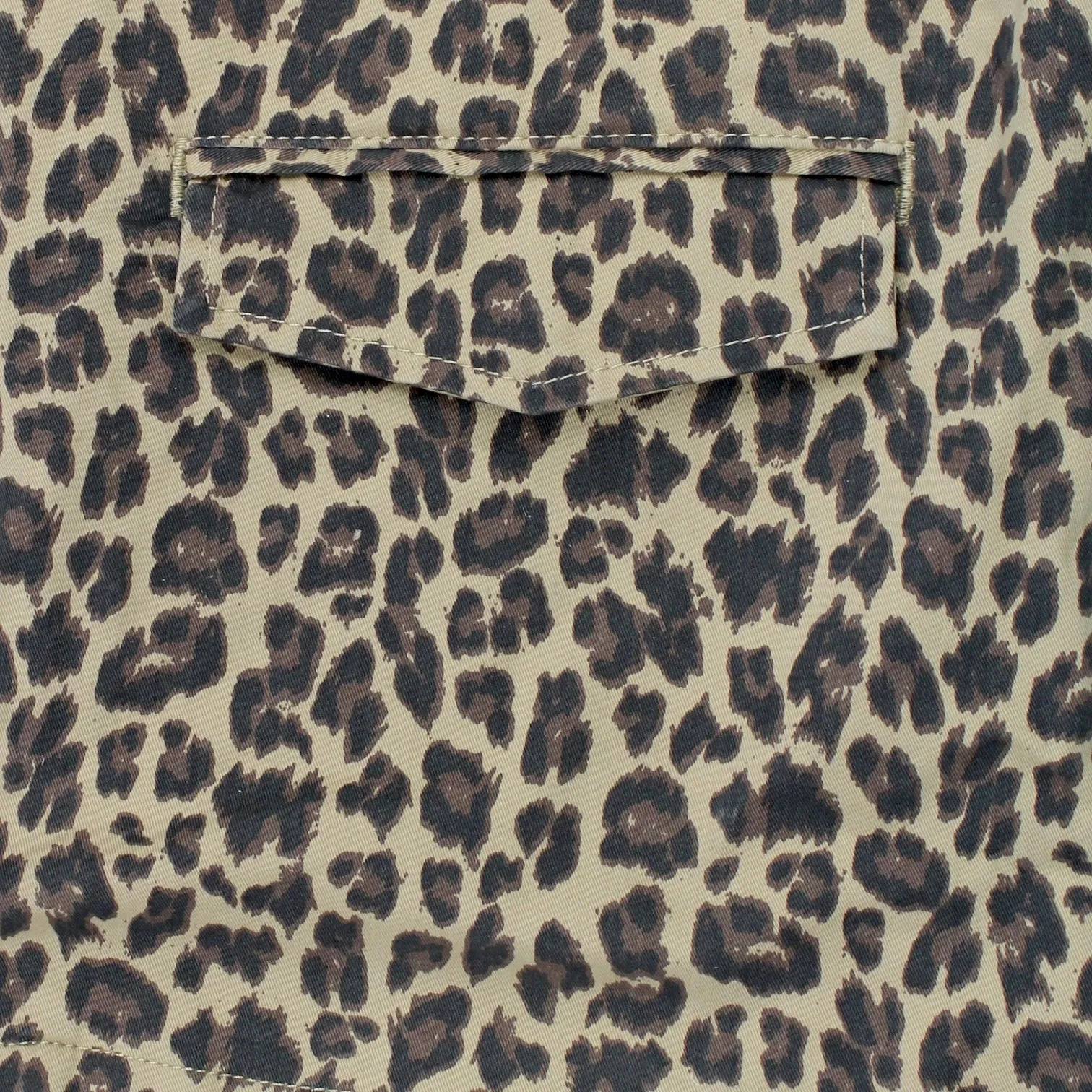 Hush Cream Leopard Military Style Jacket