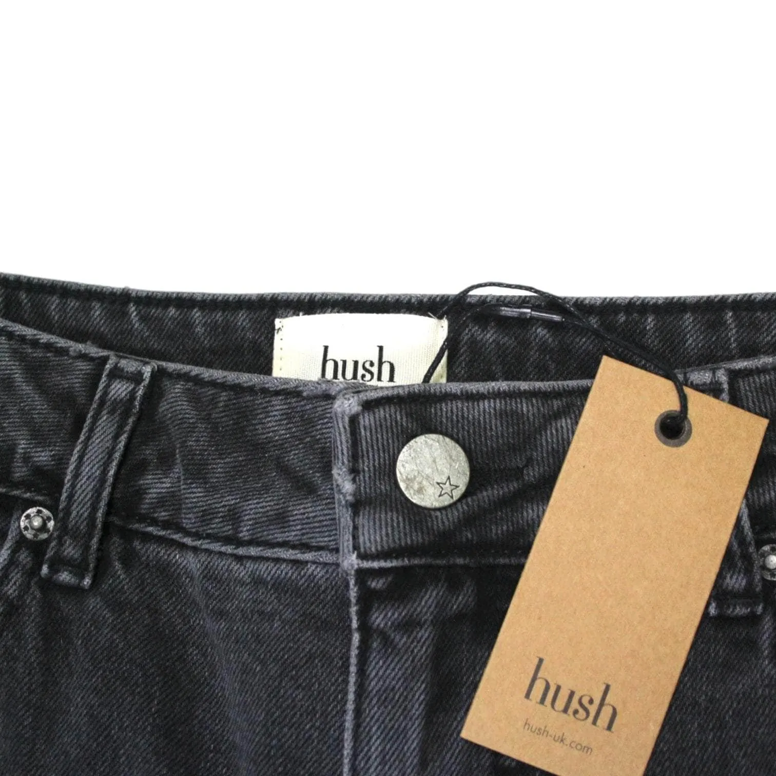 Hush Washed Black Frieda Mom Jeans