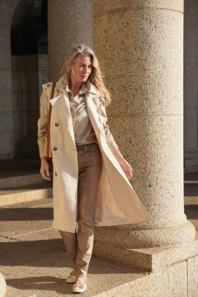 Ivory Sleeveless Coat