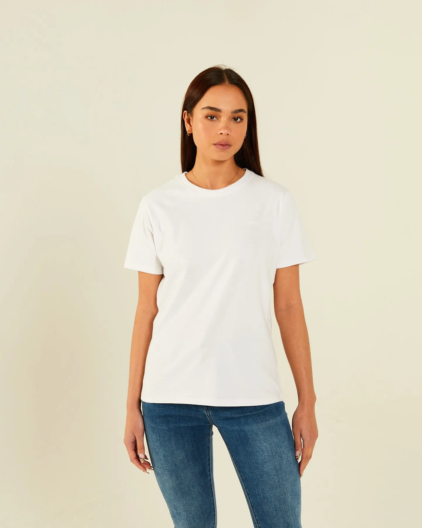 Jada Basic O Neck White