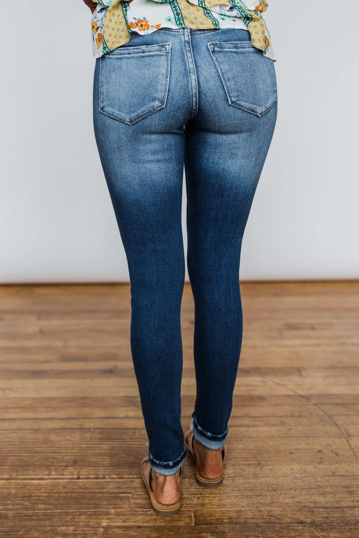 KanCan Button Fly Jeans- Melanie Wash