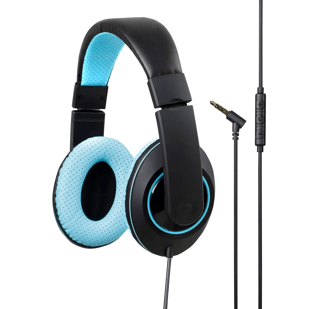 Kensington Headphones with Inline Mic And Volume Control Blue