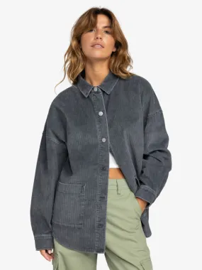 Kick Back - Corduroy Shacket for Women