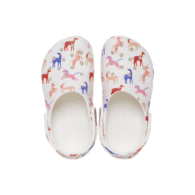 Kid's Preschool Classic Print Clog Unicorn