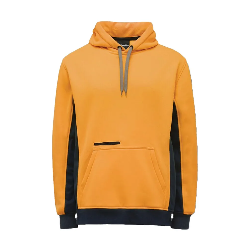 King Gee K55033 - Hi-Vis Pull Over Hoodie - Orange/Navy - S