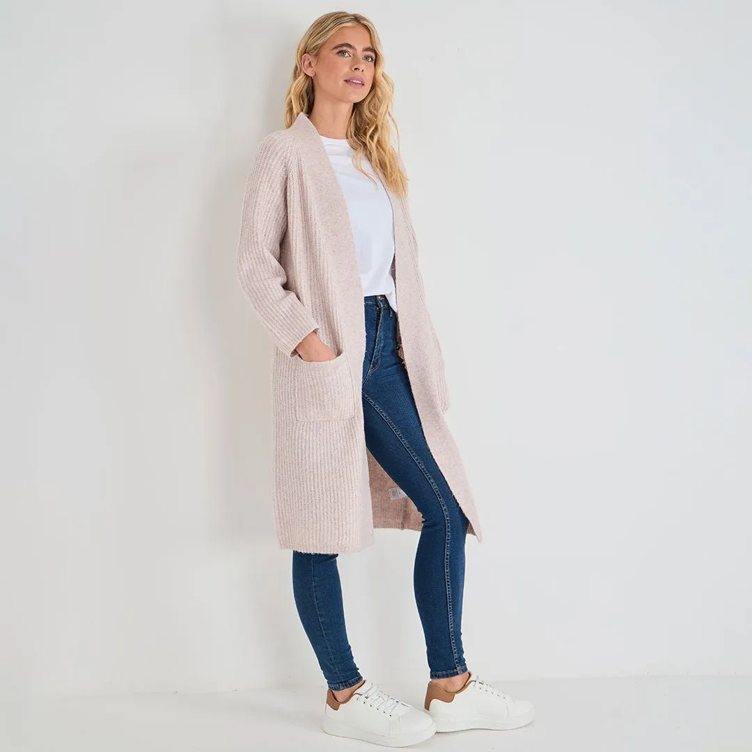 Ladies Longline Cardigan