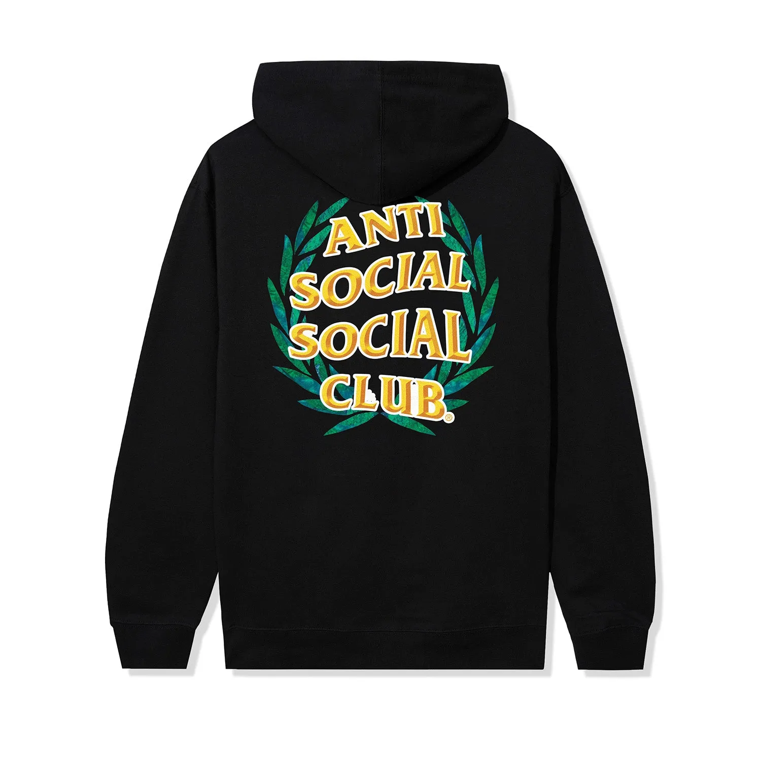 Laurel Logo Flip Hoodie - Black