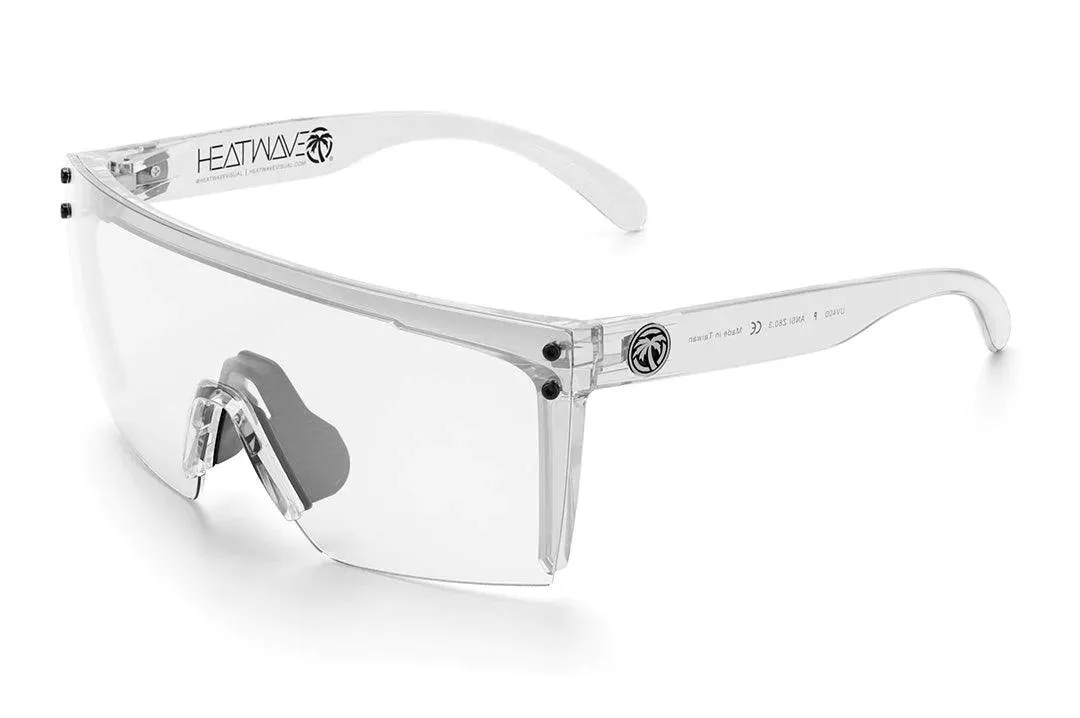 Lazer Face Glasses: Vapor Clear Frame Clear Anti-Fog Lens Z87