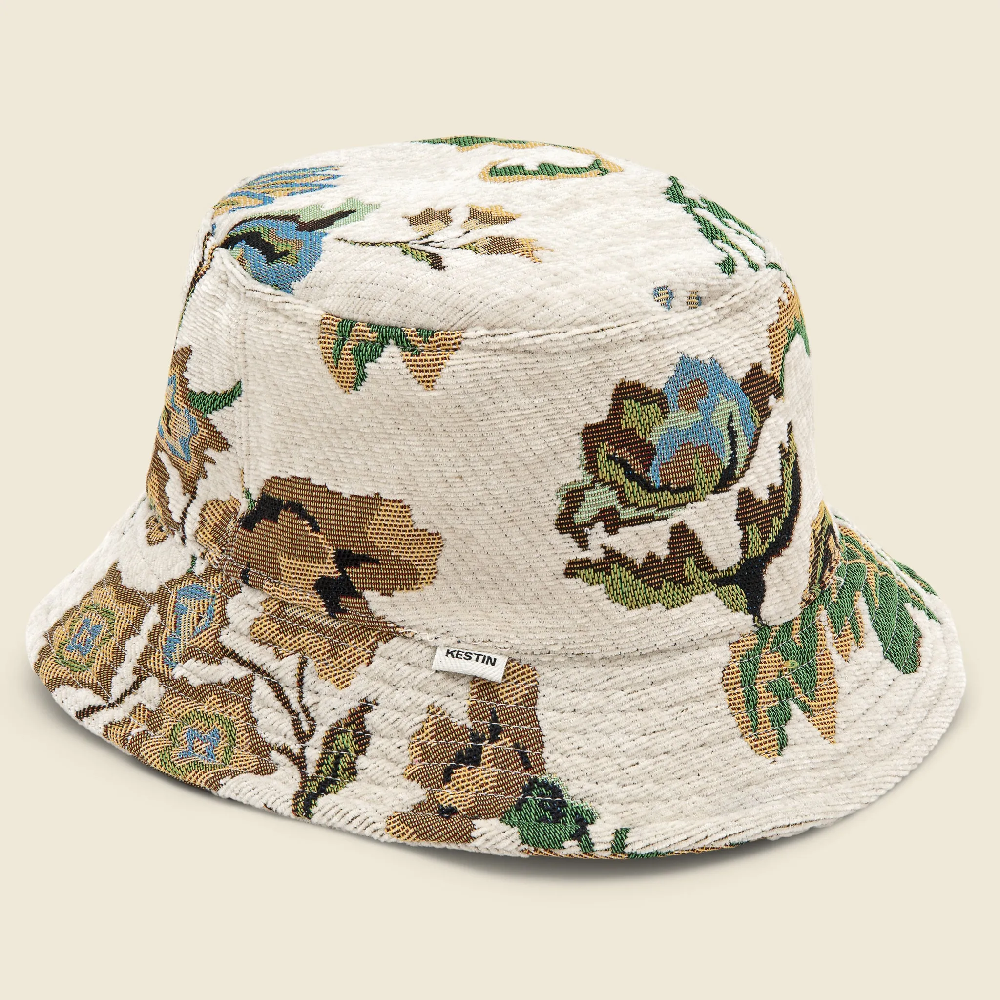 Leith Bucket Hat - Sand Jacquard