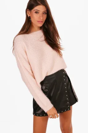 Lily Crop Eyelash Sweater