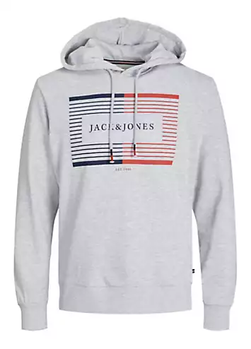 Logo Print Hoodie by Jack & Jones | Look Again