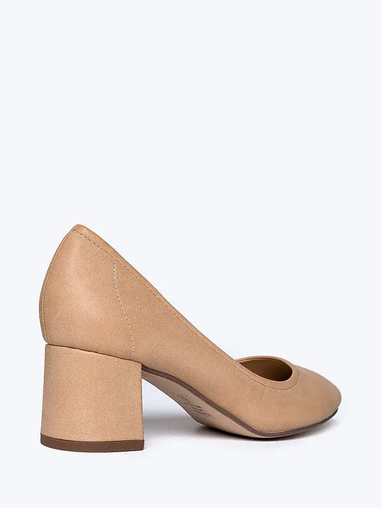 Low Block Heel Pump