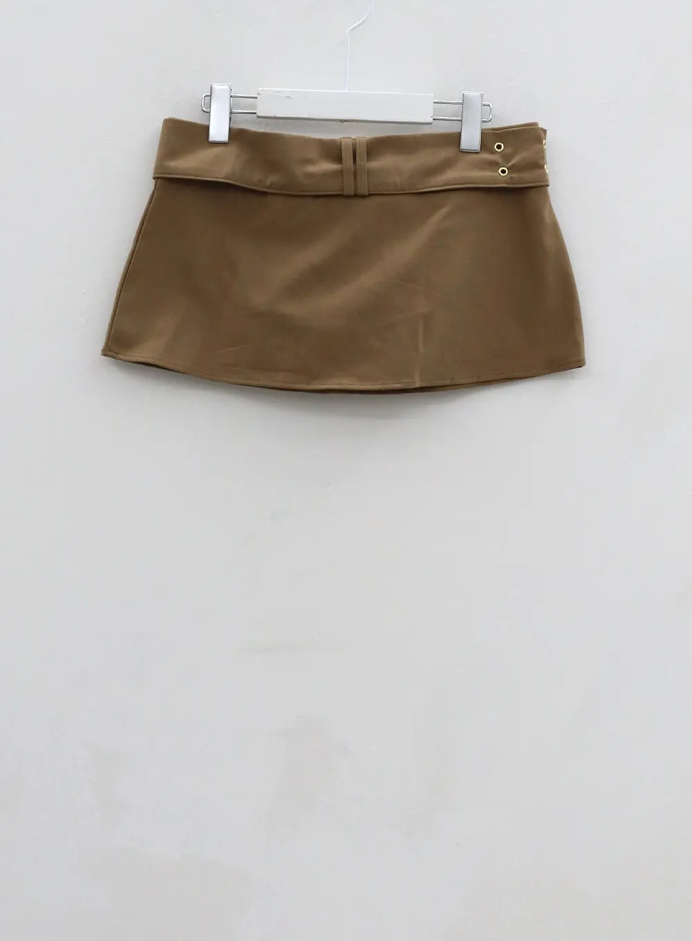 Low Rise Miniskirt With Belt CG09