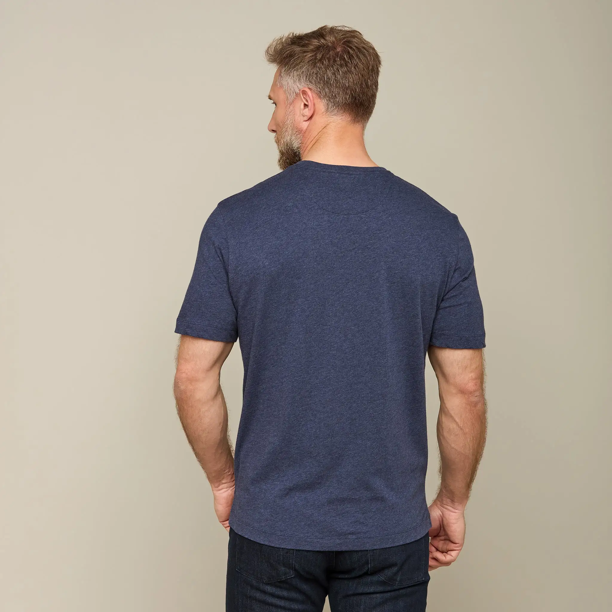 Lucchese Pima Cotton Tee :: Navy