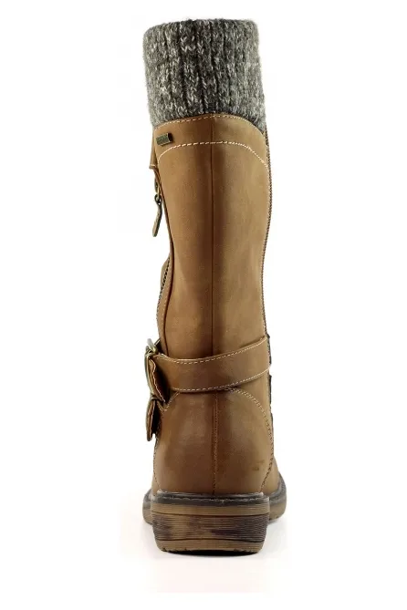 Lunar Peyton Tan Waterproof Boot GLB134