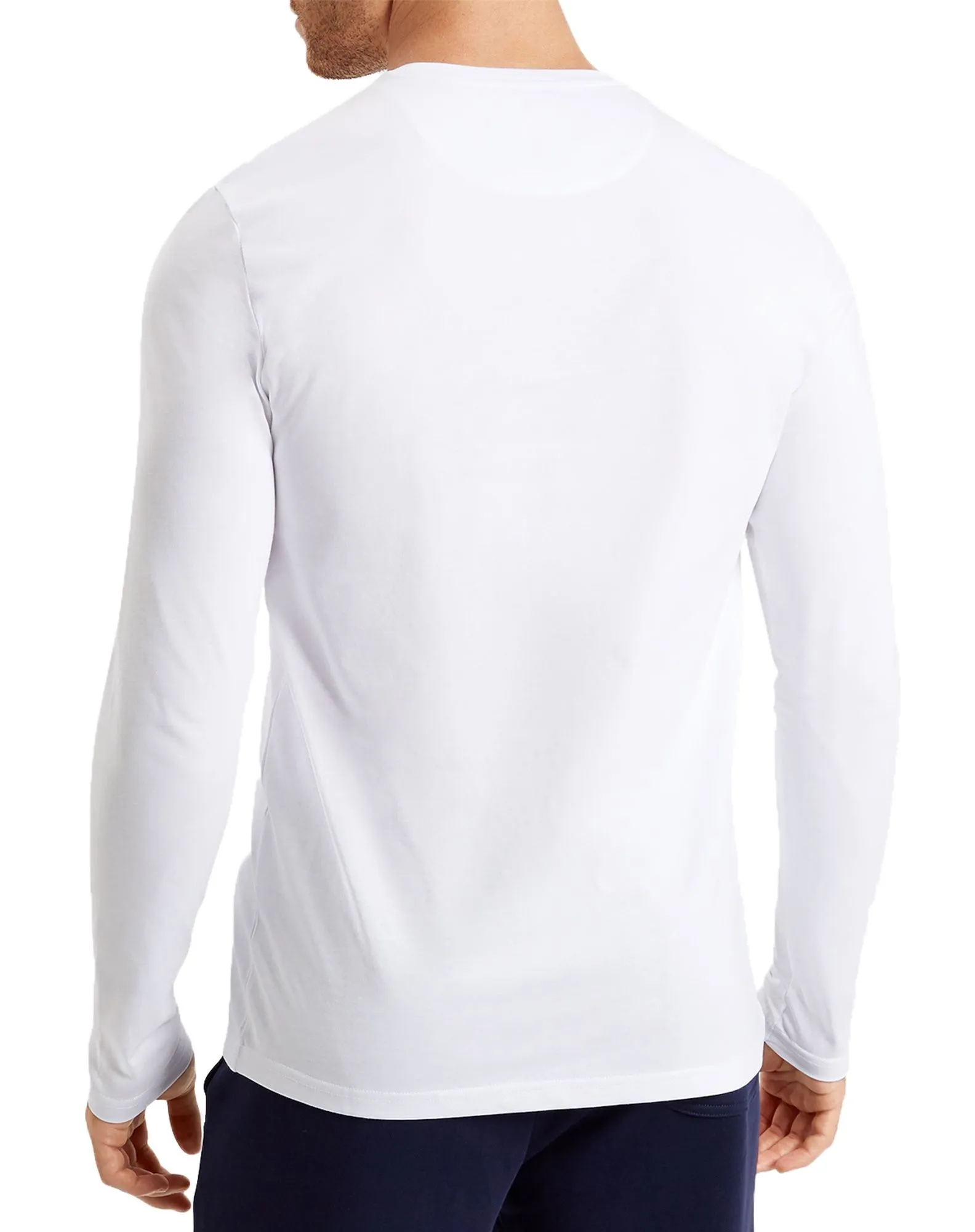 Lyle & Scott Basic Crew Neck Long Sleeve T-Shirt White