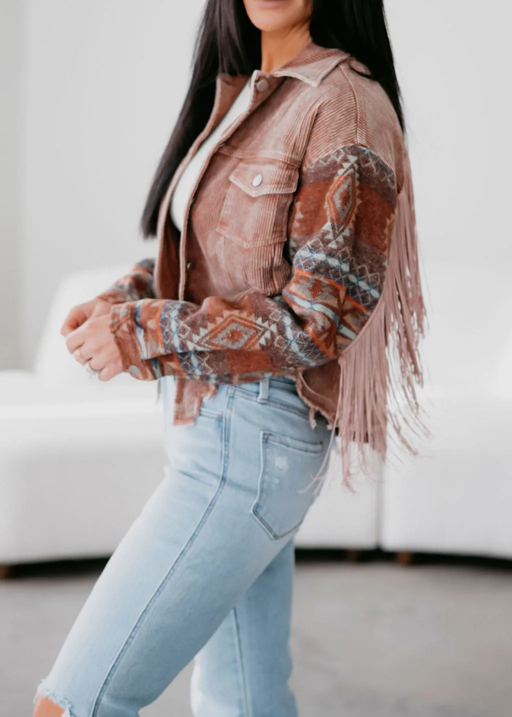 Maisy Western Fringe Jacket