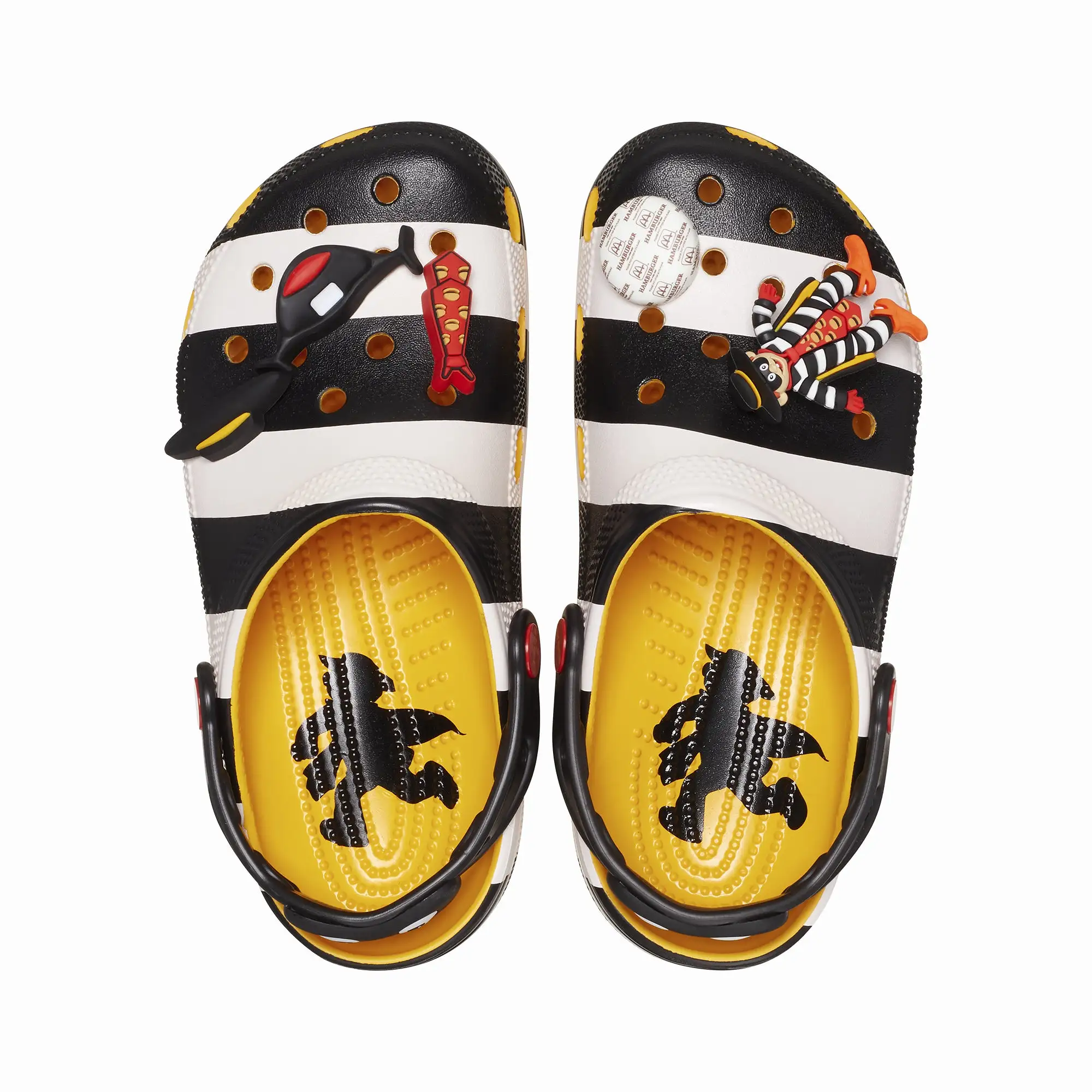 McD x CROCS CLASSIC CLOG HAMBURGLAR 'BLACK/WHITE'