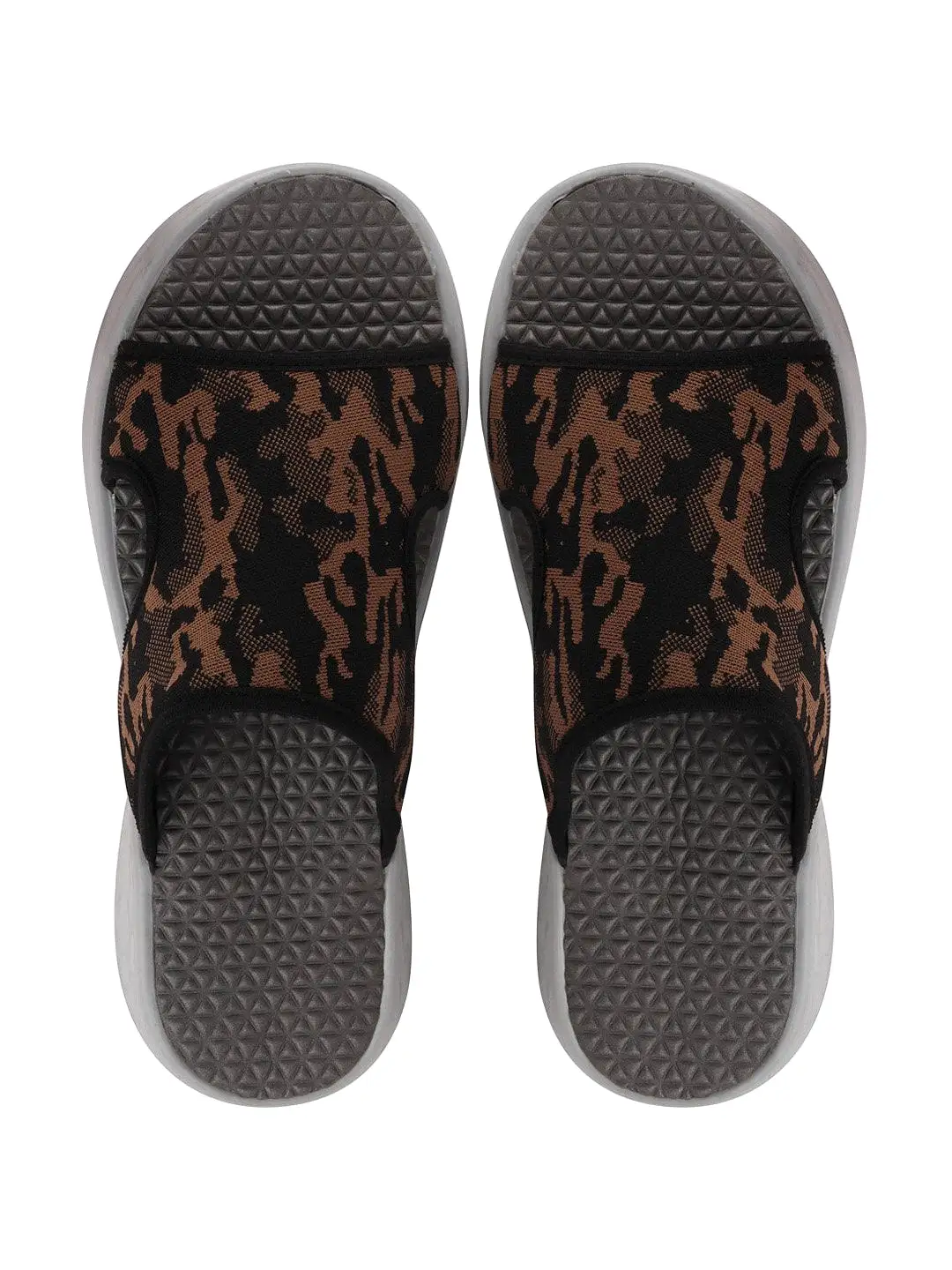 Men Army Casual Slip-On Army Print Slider Flip-Flops