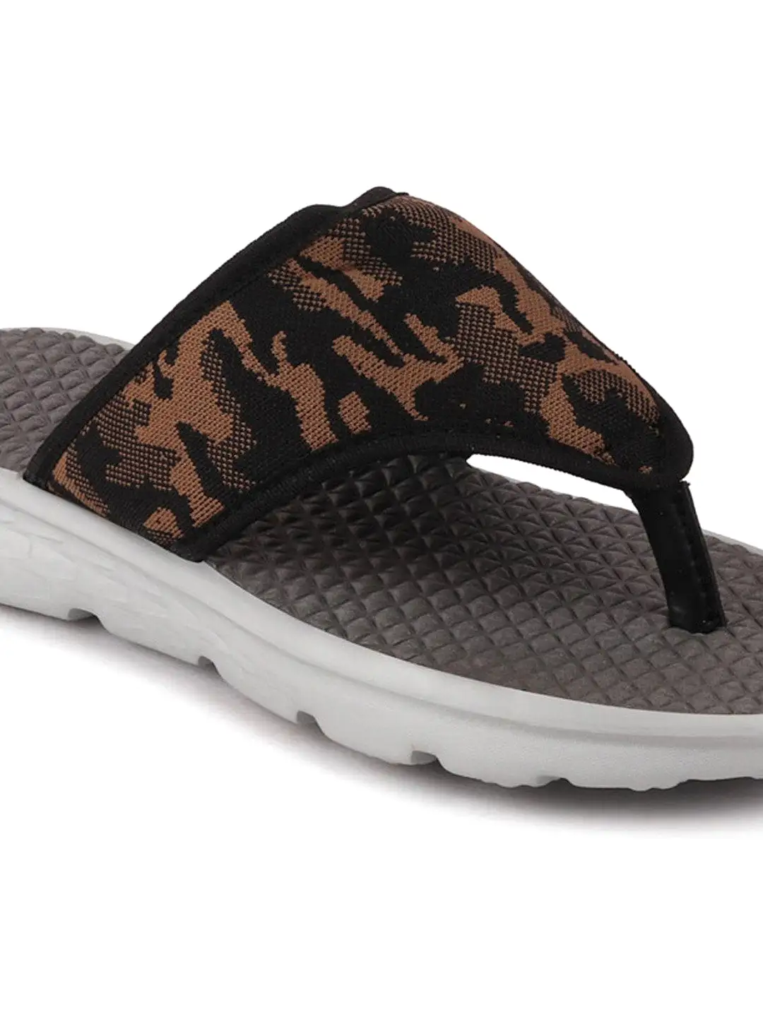 Men Army Casual Slip-On Printed Flip-Flops